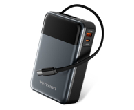 Vention Powerbank 20000mAh 65W z wbudowanym kablem USB-C - 1543388 - zdjęcie 1